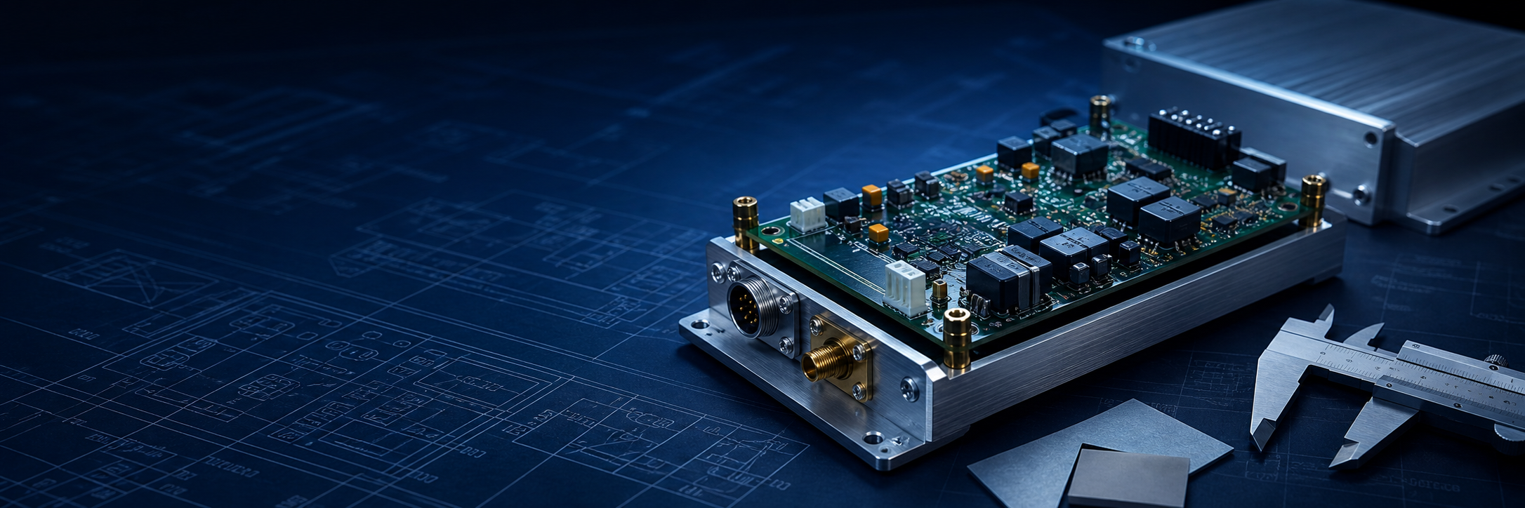 Concept illustration of display power electronics and mechanical integration