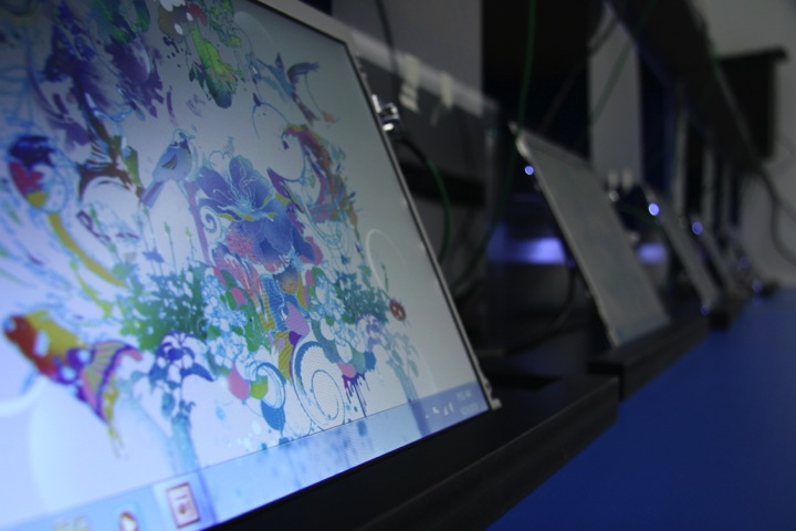 Display engineering and panel review area